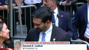 disgusting-moment-aoc-and-mamdani-laugh-during-most-somber-part-of-9/11-memorial
