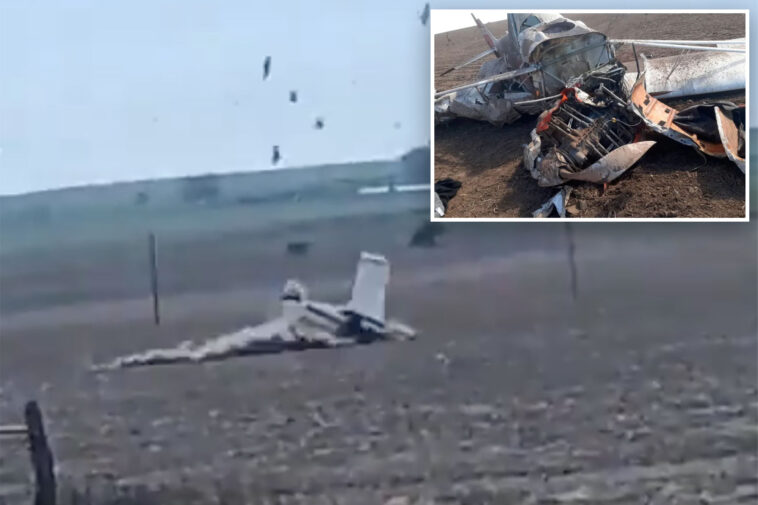 shocking-video-shows-small-plane-crashing-nose-first—-with-pilot-pulled-out-alive