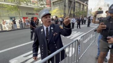 watch:-nyc-firefighter-goes-off-on-pro-palestine-protester-–-“go-back-to-f*cking-palestine…-take-f*cking-obama,-take-f*cking-mamdani,-and-f*cking-aoc!”