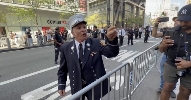 watch:-nyc-firefighter-goes-off-on-pro-palestine-protester-–-“go-back-to-f*cking-palestine…-take-f*cking-obama,-take-f*cking-mamdani,-and-f*cking-aoc!”