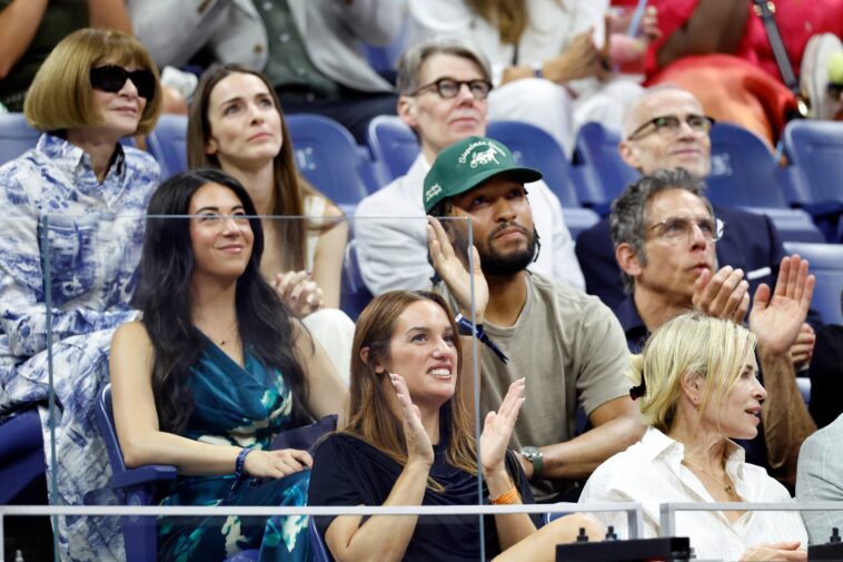 jalen-brunson,-nba-champion-knicks-and-ben-stiller-take-in-star-studded-us-open-semifinal