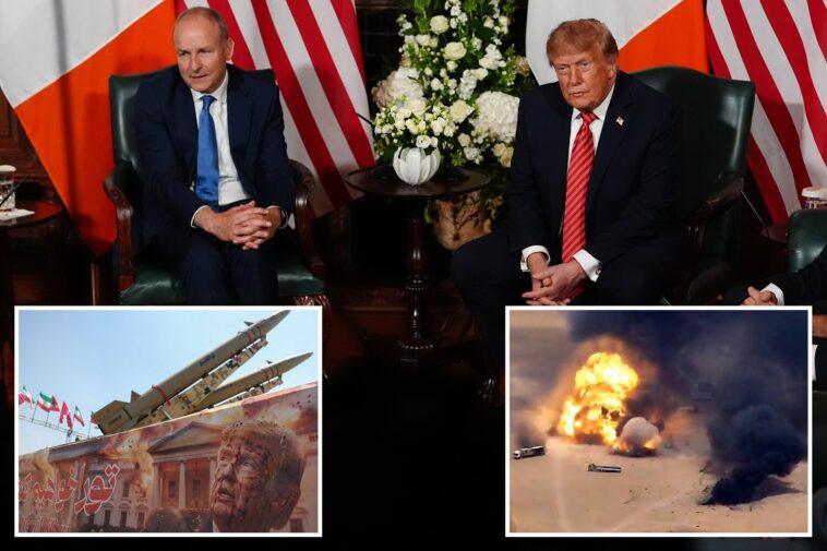 trump-optimistic-about-wrapping-up-iran-war,-claims-things-will-turn-out-‘fine-and-dandy’-during-meeting-with-ireland-pm