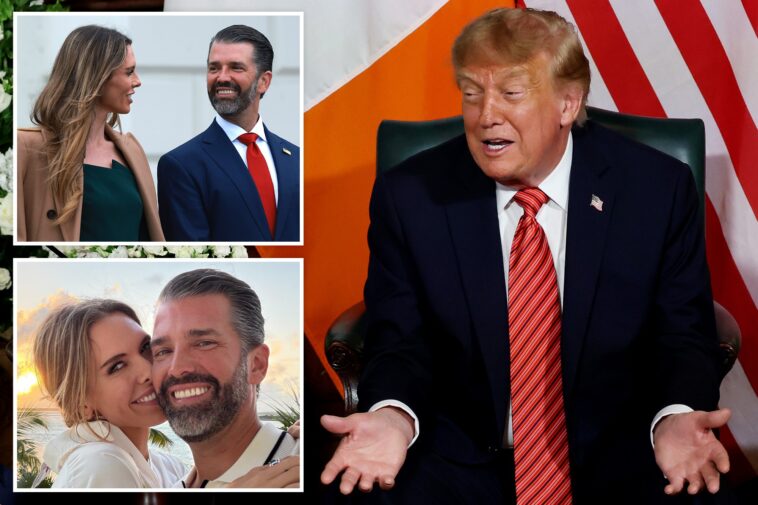 trump-says-don-jr.-has-become-‘different-human-being’-since-marrying-bettina:-‘a-good-sign’