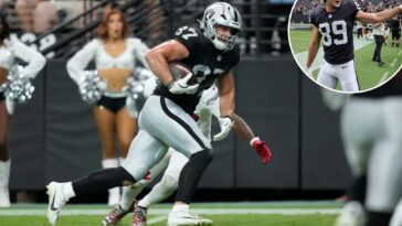 raiders-sign-backup-michael-mayer-to-$45-million-extension-as-injuries-pile-up-for-brock-bowers