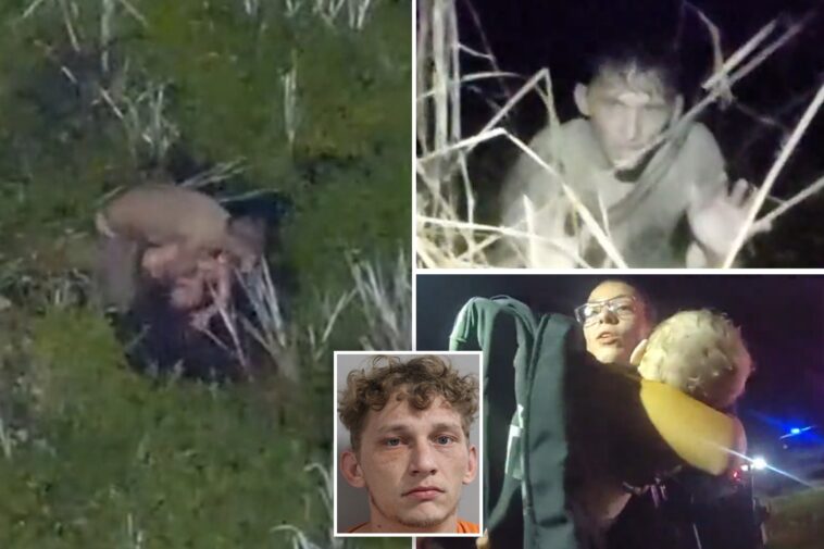 florida-dui-suspect-drops-baby,-toddler-into-gator-infested-swamp-while-running-from-cops:-video