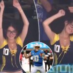 madison-beer-celebrates-fiance-justin-herbert’s-touchdown-at-chargers-opener
