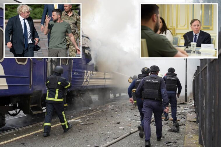 russian-drone-hits-train-near-ukraine-poland-border-soon-after-visiting-dignitaries-passed-through