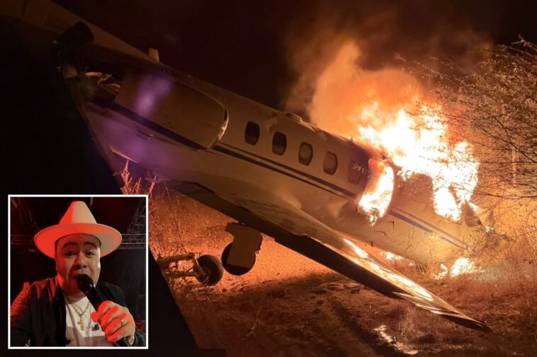 plane-carrying-brazilian-singer-rey-vaqueiro-crashes,-bursts-into-flames-after-overshooting-runway:-‘unimaginable’