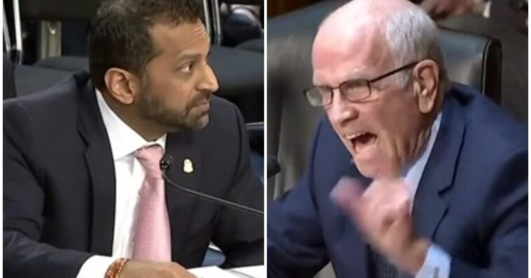 watch:-kash-patel-mic-drops-on-unhinged-democrat-senator-with-a-damning-observation-after-leftist-badgers-him-during-fiery-hearing