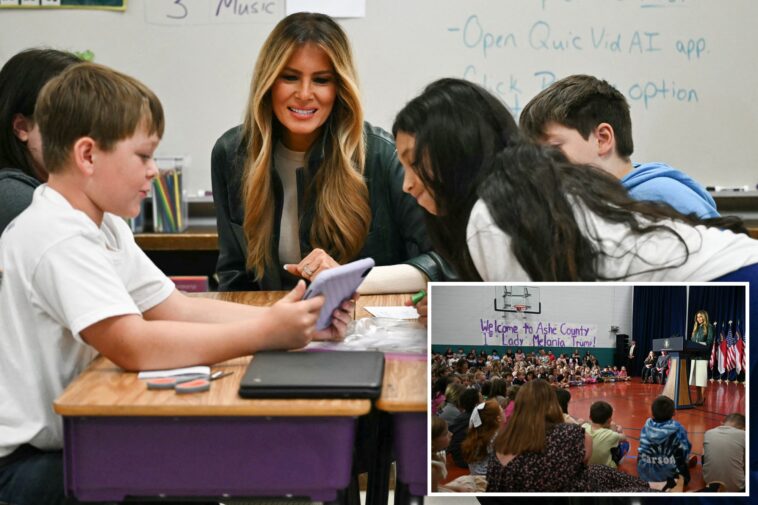 melania-trump-tells-elementary-school-kids-not-to-fear-ai-—-while-unveiling-nvidia-investment