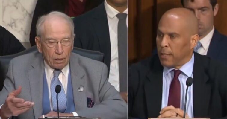 “are-you-ready-to-shut-up?!”-–-grassley-shuts-down-cory-booker-for-filibustering-during-kash-patel’s-oversight-hearing-(video)