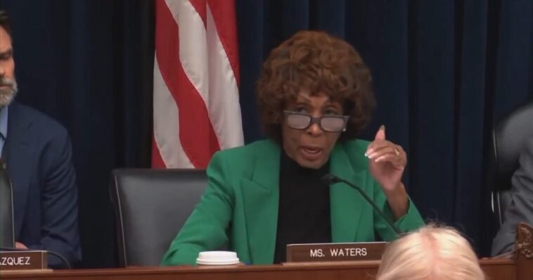 88-year-old-maxine-waters-repeatedly-yells-over-treasury-secretary-scott-bessent-as-he-tries-to-answer-question-about-inflation-(video)