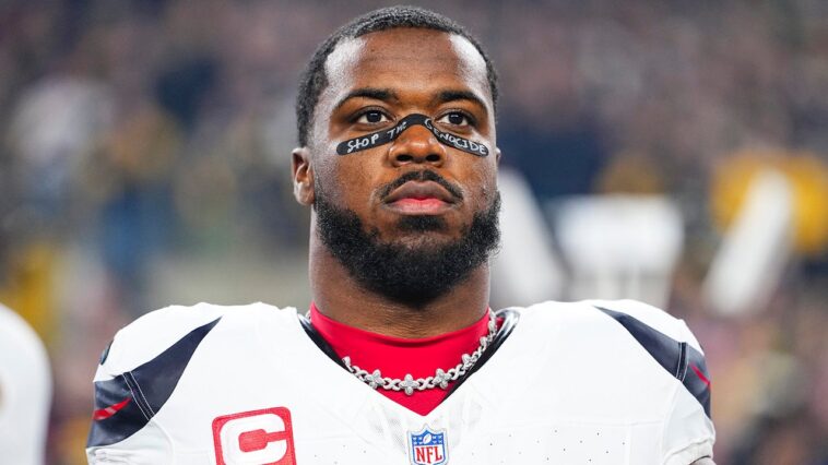 texans’-azeez-al-shaair-to-be-fined-once-again-by-nfl-for-wearing-pro-palestinian-personal-message-on-eyeblack