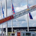 steel-across-america-ends-its-cross-country-9/11-memorial-at-ny-giants-game