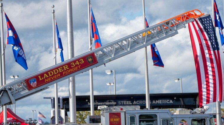steel-across-america-ends-its-cross-country-9/11-memorial-at-ny-giants-game