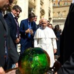 pope-leo-xiv-receives-‘symbolic’-sphere-in-charity’s-push-for-ai-to-‘protect-human-dignity’