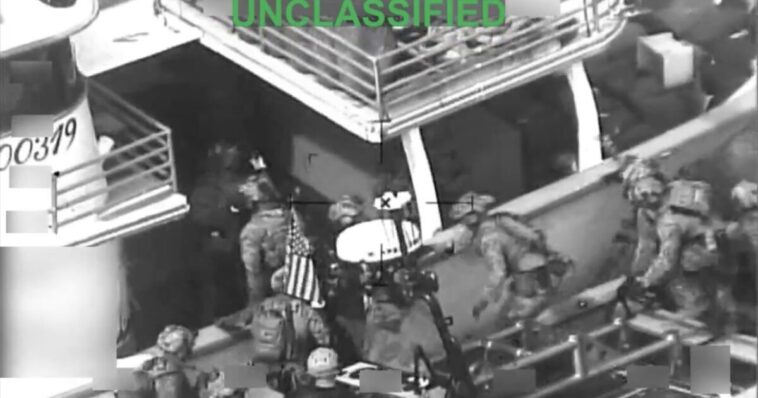 watch:-us-southern-command-interdicts-and-sinks-another-drug-boat-refueling-station-in-the-eastern-pacific