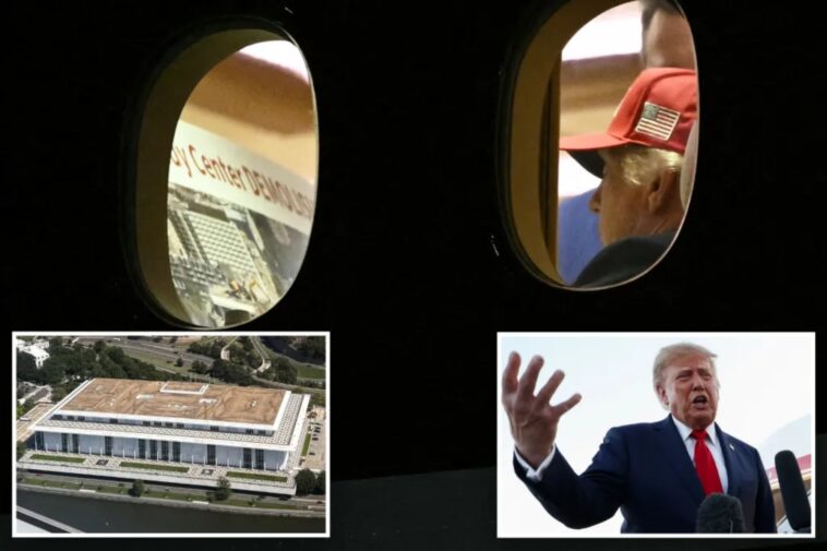 trump-caught-reviewing-demolition-plans-for-crumbling-kennedy-center