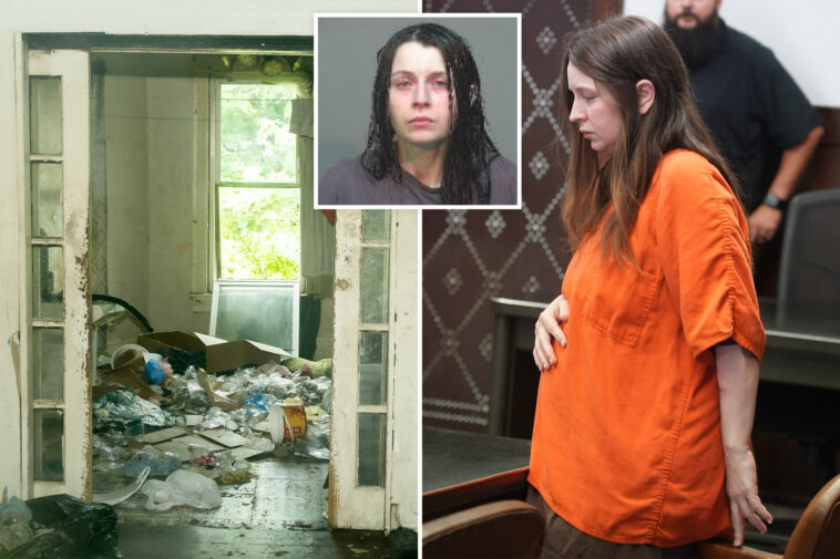 ohio-‘house-of-horrors’-mom-elizabeth-siders-looks-pregnant,-cradles-belly-in-court-as-lawyer-cites-lack-of-postpartum-care