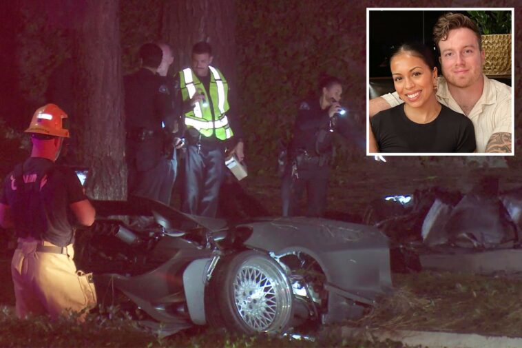 car-influencer-james-wehr’s-widow-lawyers-up,-demands-inquiry-into-fiery-crash-that-killed-him,-hooters-girl