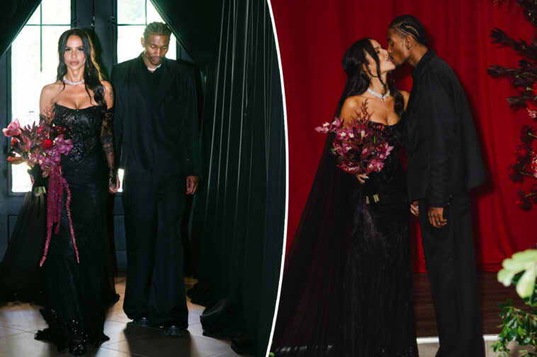 kevin-porter-jr.-gets-married-—-with-his-wife-trading-bridal-white-for-all-black