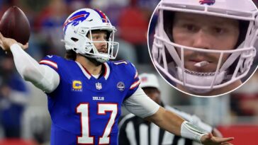 josh-allen-caught-chewing-on-smelling-salts-in-bizarre-‘tnf’-scene