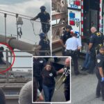 nypd-heroically-rescues-woman-about-to-jump-off-brooklyn-bridge,-harrowing-video-shows