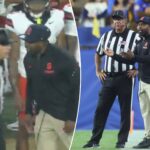syracuse’s-fran-brown-tried-to-punk-referee-—-and-got-flagged-—-in-ugly-loss:-‘you-guys-are-effing-cheating’
