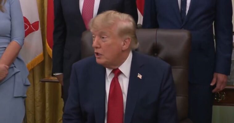 president-trump-doubles-down-on-his-ban-of-cnn,-politico-and-msnow-as-reporters-challenge-his-decision-(video)