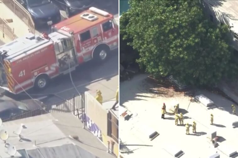 hillside-collapse-triggers-evacuations-in-hollywood-hills-as-emergency-crews-rush-to-scene