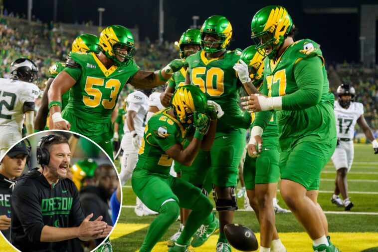 oregon’s-dan-lanning-slammed-for-aggressive-tactics-in-blowout-84-0-win:-‘disgrace’