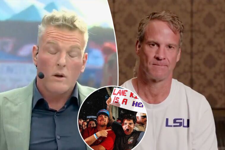‘f–k-lane-kiffin’-chants-drown-out-pat-mcafee-on-‘college-gameday’-before-heated-ole-miss-return