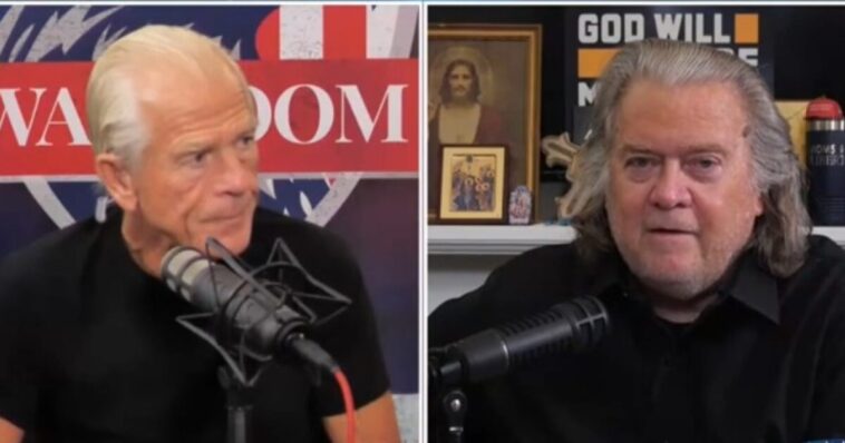war-room:-peter-navarro-and-steve-bannon-weigh-in-on-president-trump’s-ban-on-leftist-media-outlets-from-the-white-house-–-(video)