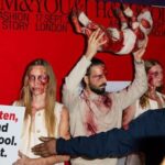 peta-protesters-crash-h&m-runway-show-in-london