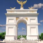 trump-says-new-arch-will-also-deploy-drones,-position-snipers-and-store-ammo