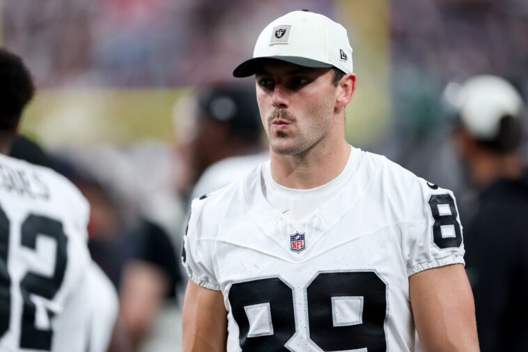 raiders-star-tight-end-brock-bowers-ruled-out-against-chargers