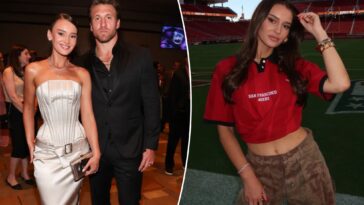 kristin-juszczyk-debuts-bold-upside-down-skirt-for-49ers-vs-dolphins-game