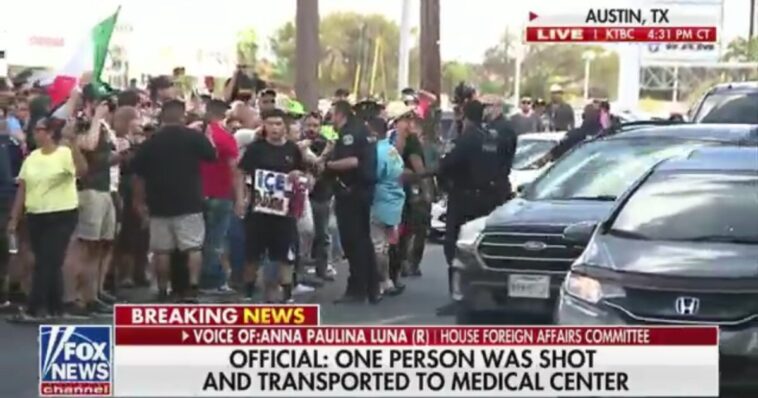 just-in:-protestors-storm-law-enforcement-after-ice-agent-shoots-man-during-confrontation-in-north-austin-(video)