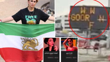iranian-dissidents-claim-chilling-sign-on-california-freeway-links-to-pictures-of-them,-menacing-threats