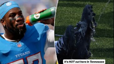titans-hose-down-cleats-as-tennessee-heat-takes-over-for-bizarre-moment-in-loss-to-eagles