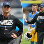 jim-harbaugh-hits-brutal-career-first-with-embarrassing-chargers-loss-to-raiders