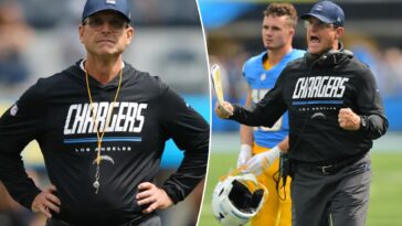 jim-harbaugh-hits-brutal-career-first-with-embarrassing-chargers-loss-to-raiders