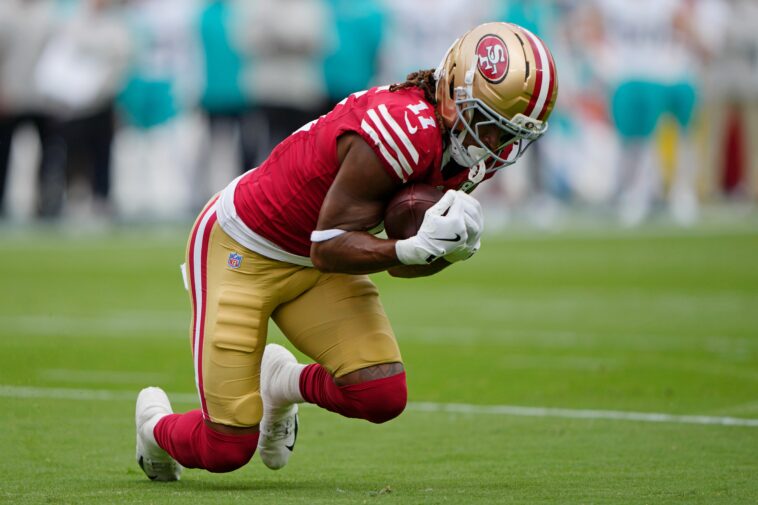 another-49ers-wide-receiver-carted-to-locker-room-with-injury,-ruled-out