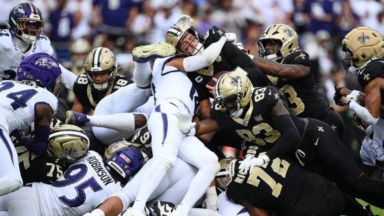 saints’-tyler-shough-scores-go-ahead-td-vs-ravens-but-nfl-fans-wonder-whether-the-ball-crossed-the-goal-line