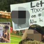 long-island-high-schoolers-taunt-football-rivals-with-sickening-signs-with-girlfriend’s-pictures,-names