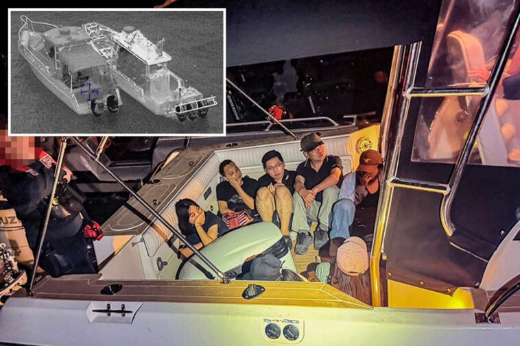 22-illegal-immigrants-—-including-13-chinese-nationals-—-arrested-after-florida-smuggling-attempt-on-‘extremely-dangerous’-tiny-boat
