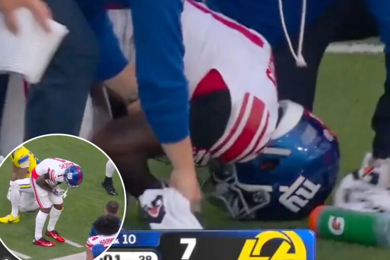 malik-nabers-returns-after-giants-shoulder-injury-panic-in-first-half-vs.-rams