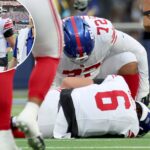 jaxson-dart-limps-off-field-after-taking-rams-hit-in-early-giants-scare