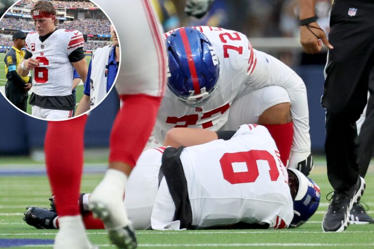 jaxson-dart-limps-off-field-after-taking-rams-hit-in-early-giants-scare