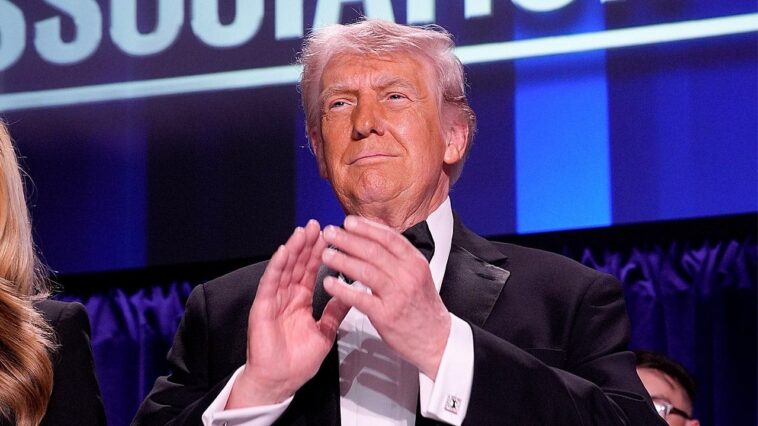trump-was-a-‘caged-lion’-roaring-to-return-to-whca-dinner-ballroom-after-shooting,-leavitt-says